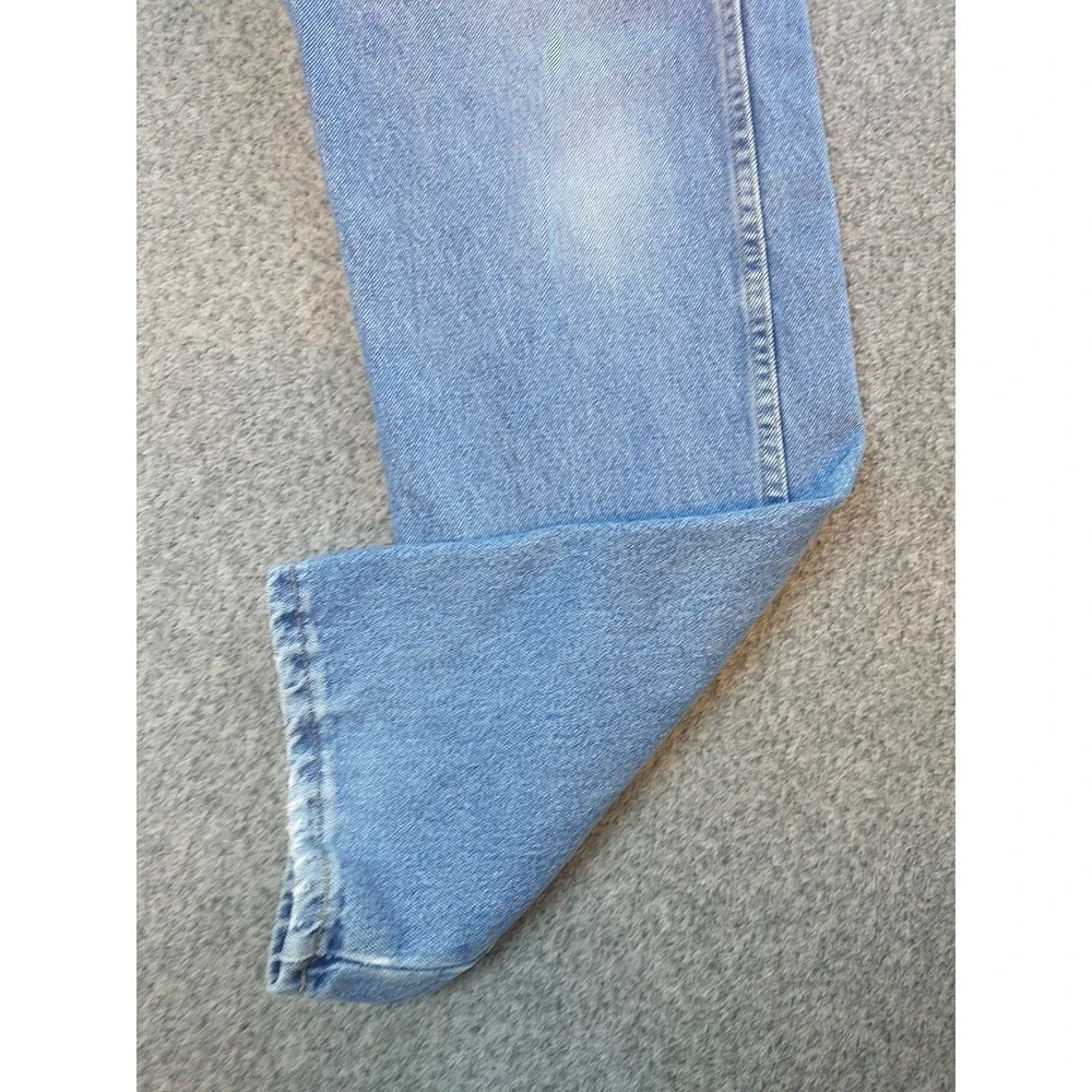 Wrangler Hero Authentic Mens Light Wash Straight Leg Jean 96501DS 34x32 USA Made